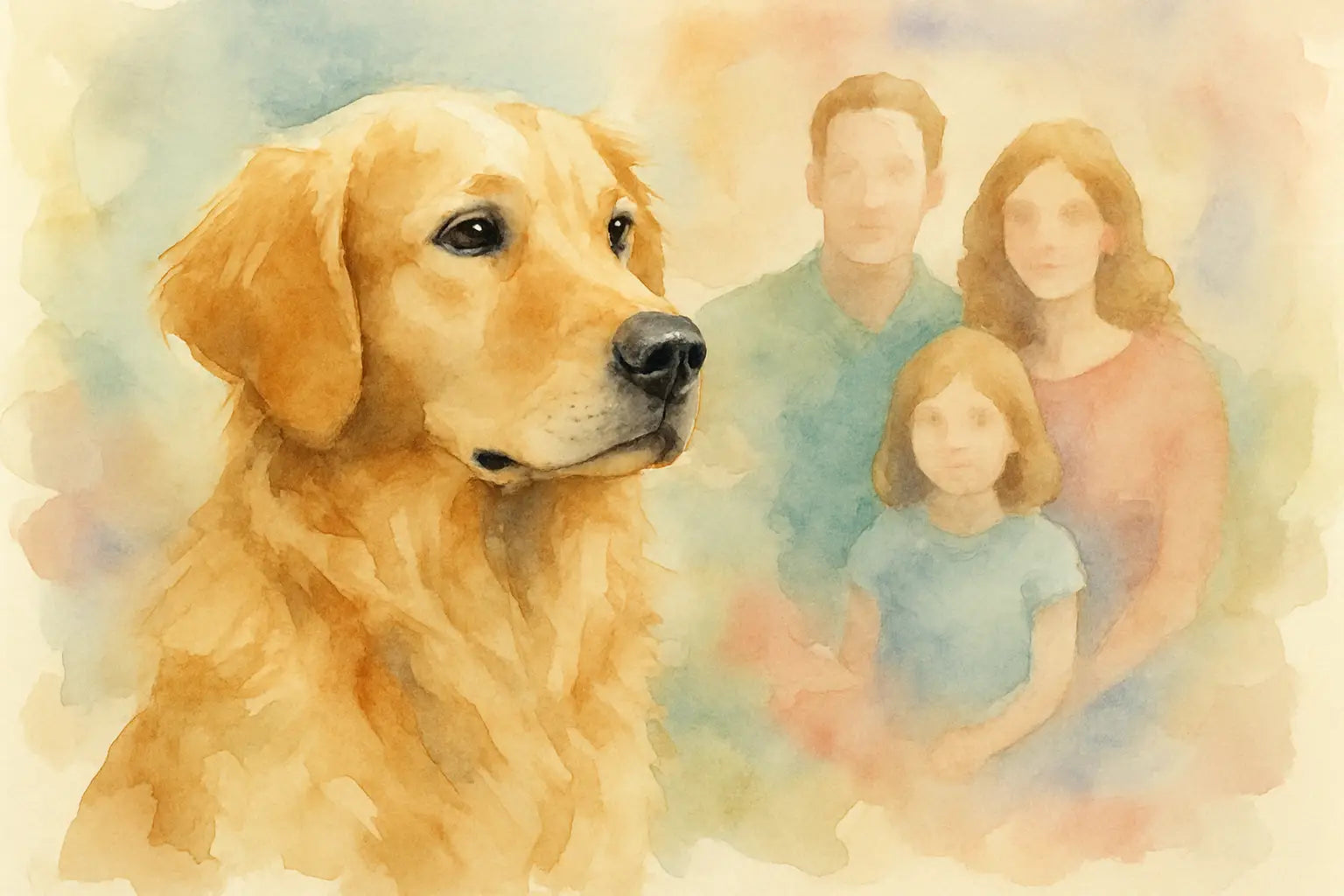 A Pet Portrait That Becomes a Family Keepsake