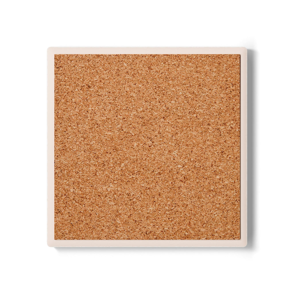 Ceramic Coaster — Aboriginal Dot Art Landscape Design