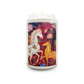 Floral Unicorn Soy Candle — 13.75oz Scented Jar